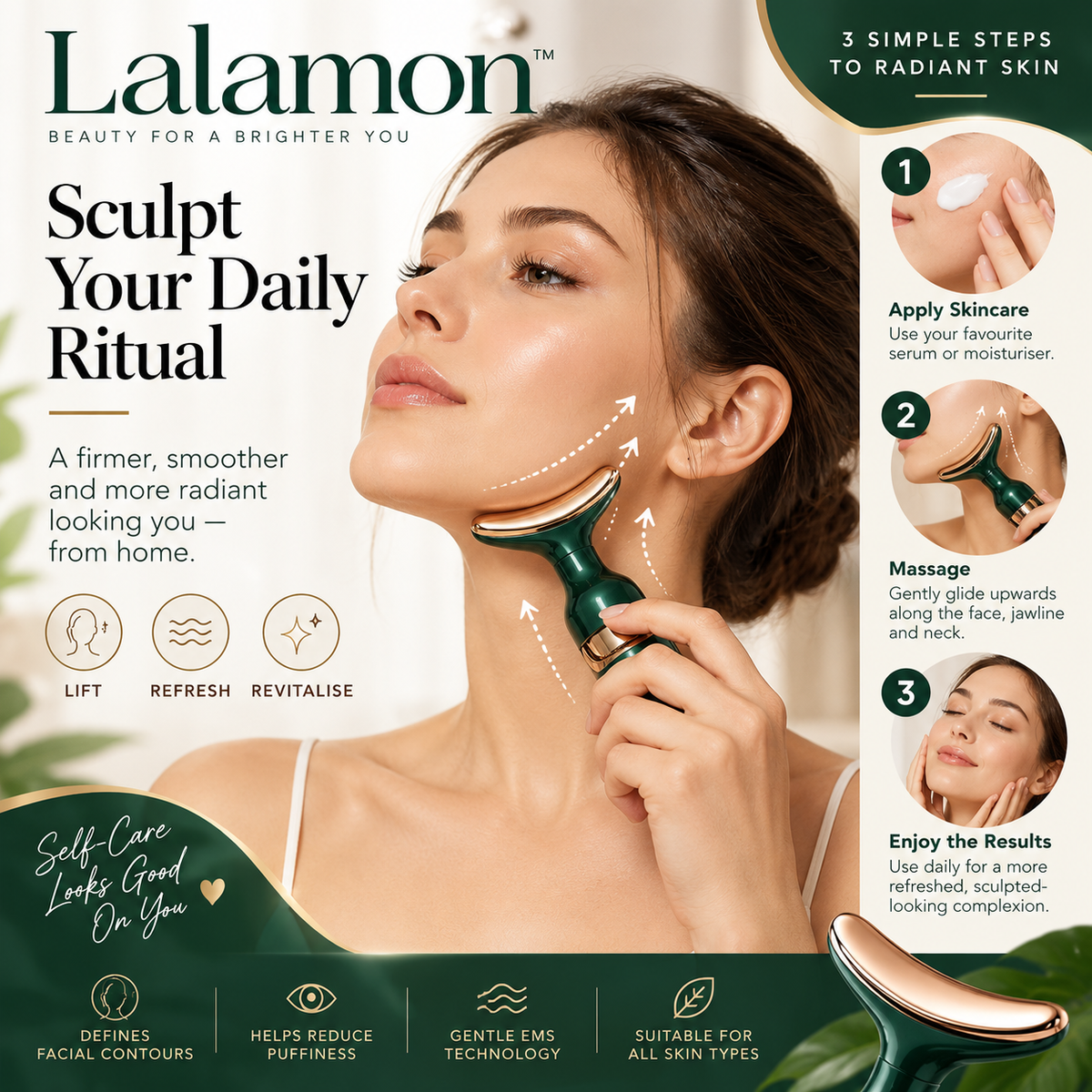 Lalamon™ 3-in-1 Facial Sculpting Massager