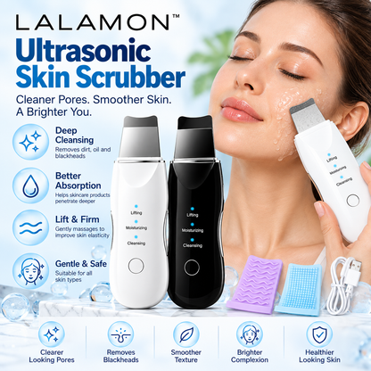 Lalamon™ Ultrasonic Skin Scrubber