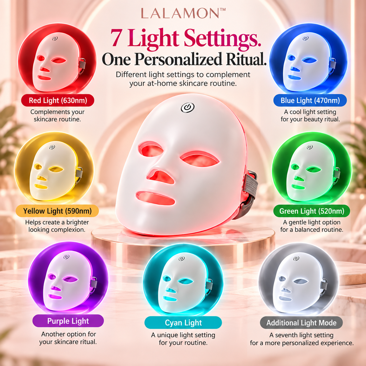 Lalamon™ 7-Color LED Facial Mask