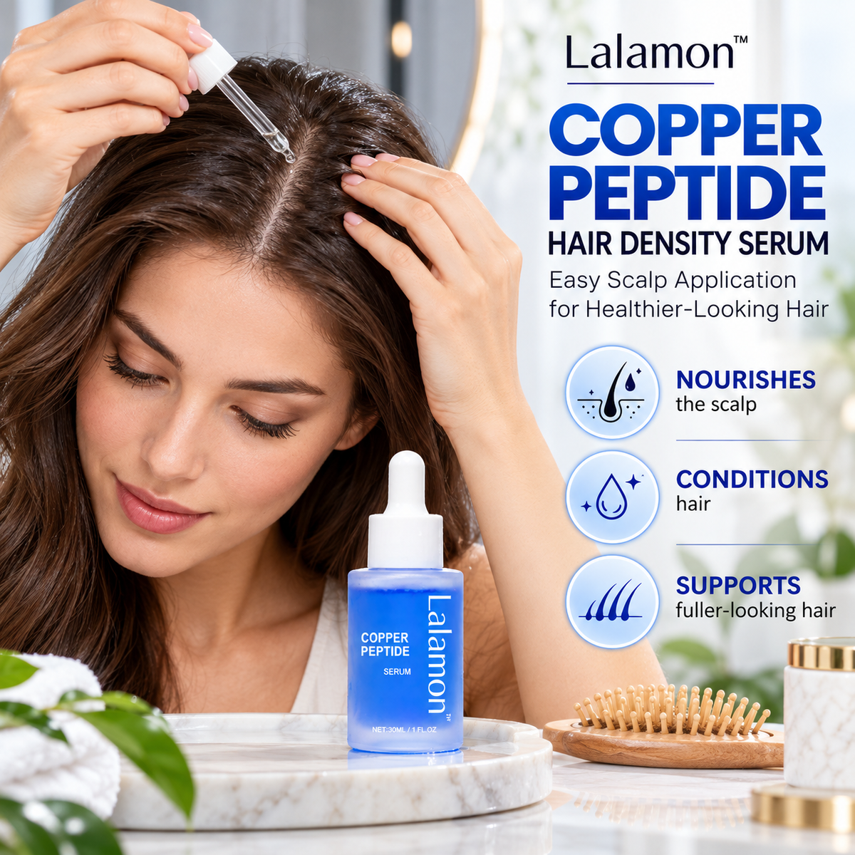 Lalamon™ Copper Peptide Hair Density Serum